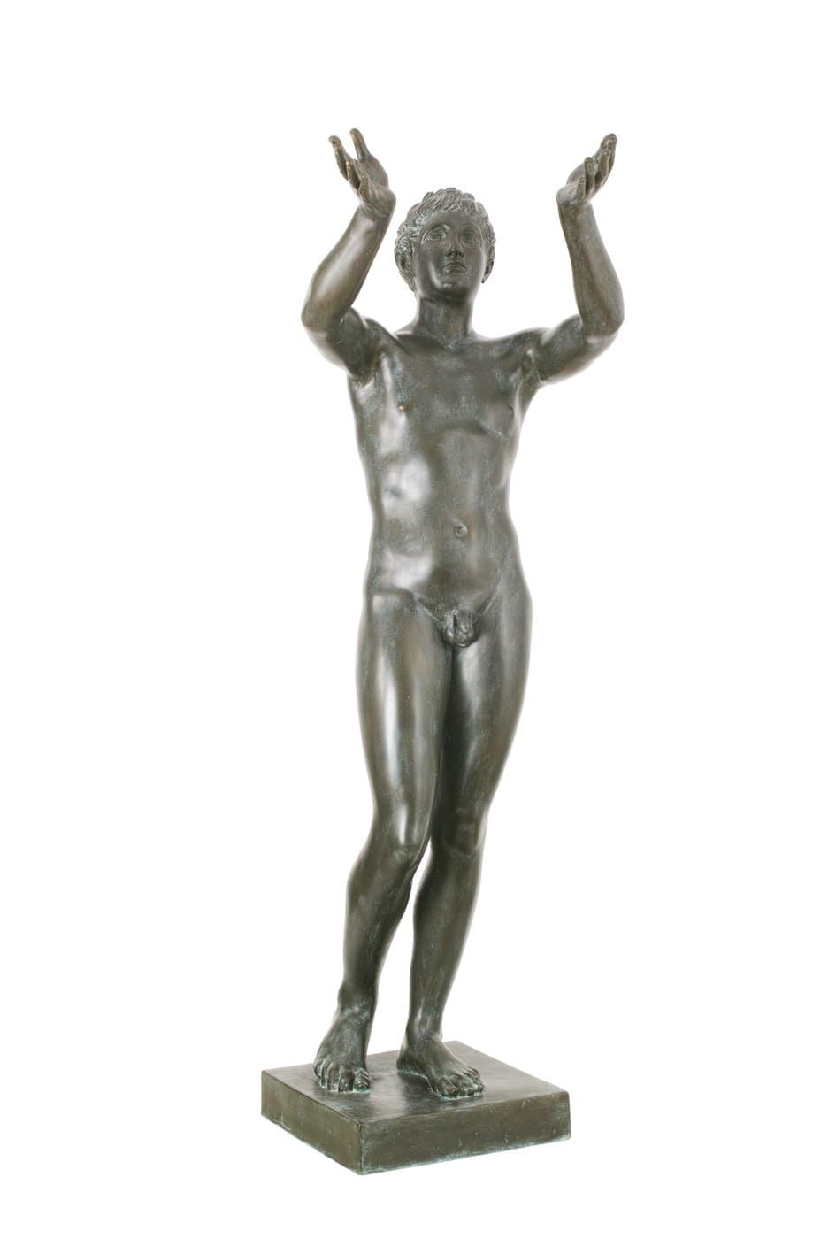 Betender Knabe, Ephebe, Bronze-Museumsreproduktion in Originalgröße.