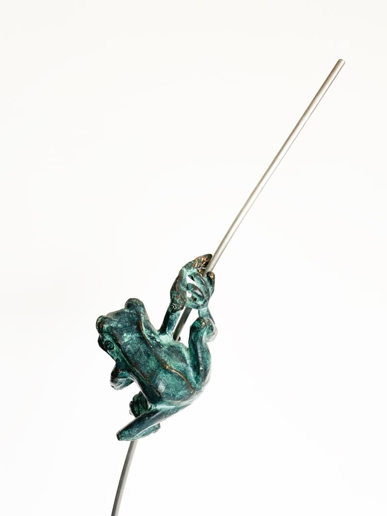 "moin" Bronze-Skulptur von E. Wähning