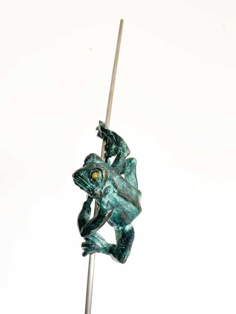 "moin" Bronze-Skulptur von E. Wähning