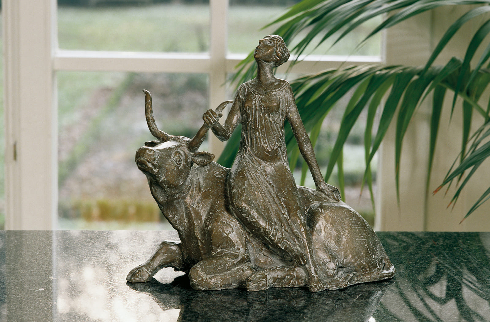Die Europa von Werner Klenk, Bronze-Skulptur. Einzelstück