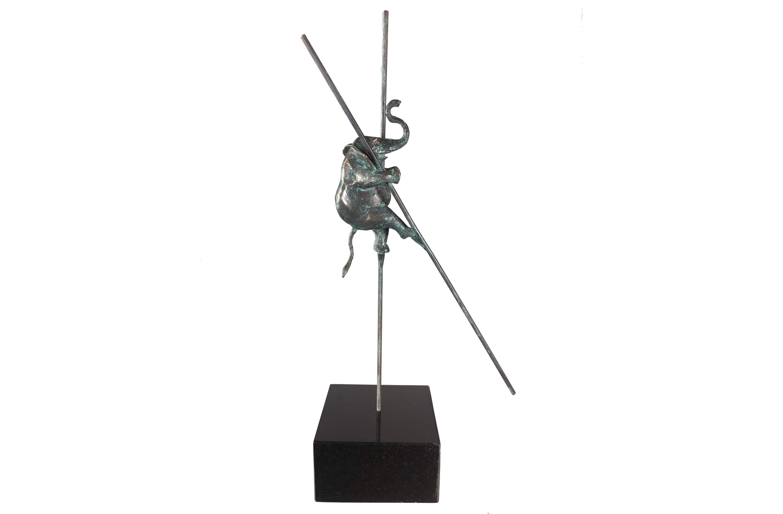Yes I can, EckiFant limitierte Bronze Skulptur von Eckhard Wähning