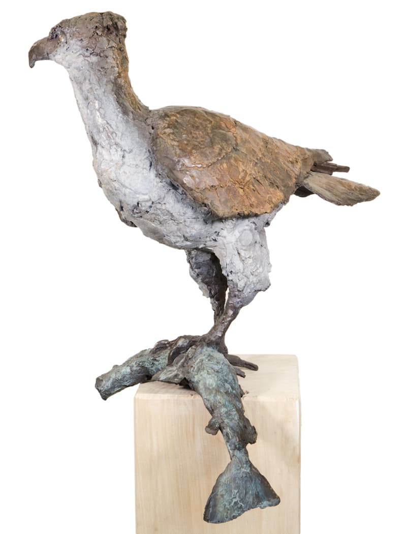 Der Fischadler Bronze-Skulptur von Ruud Zweypfenning