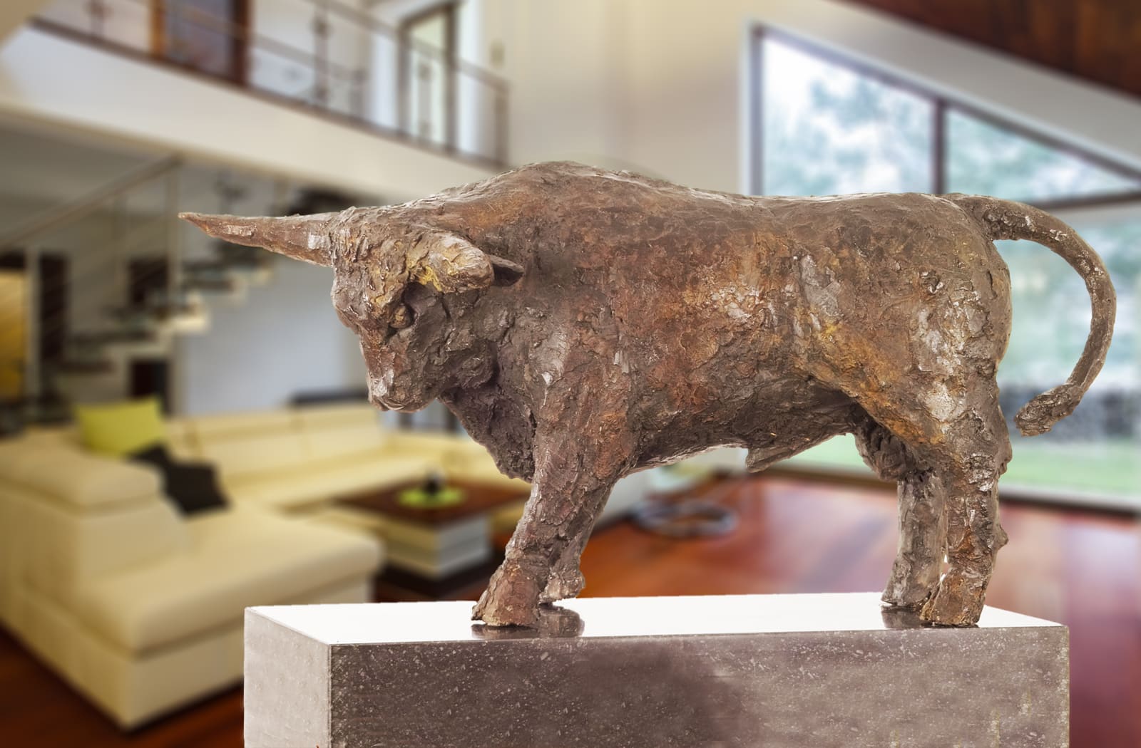 Der Stier von Ruud Zweypfenning, limitierte Bronze-Skulptur.