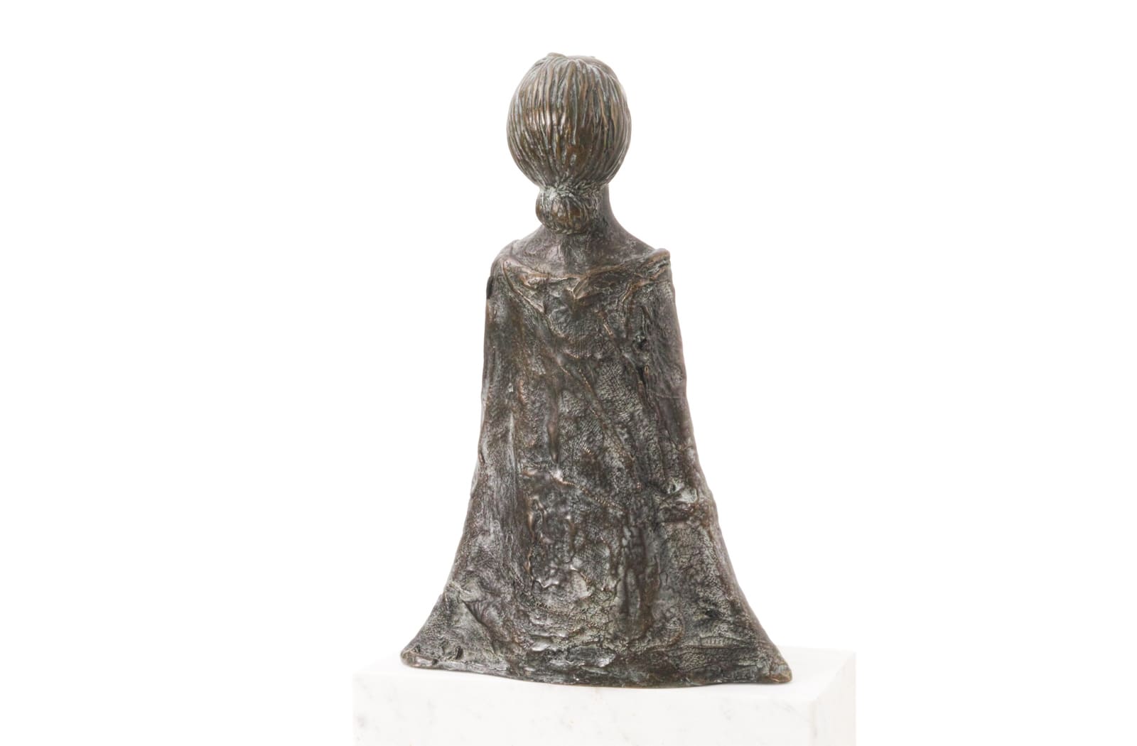 Die Sternguckerin, Bronze-Skulptur.