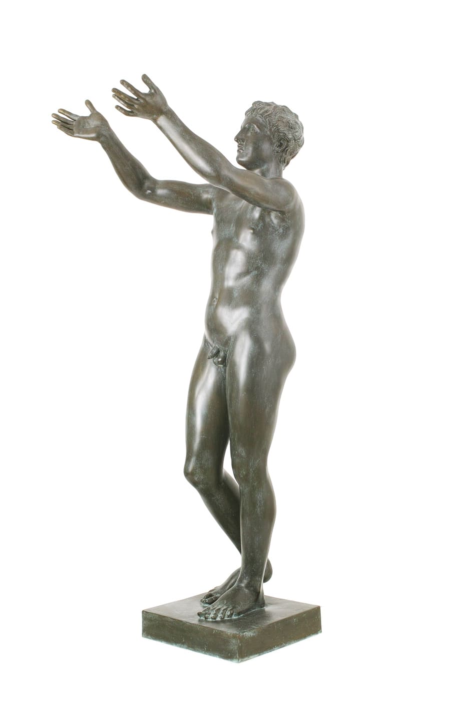 Betender Knabe, Ephebe, Bronze-Museumsreproduktion in Originalgröße.