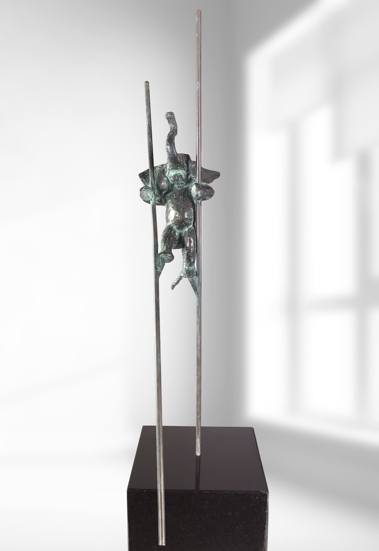 Yes I can, EckiFant limitierte Bronze Skulptur von Eckhard Wähning