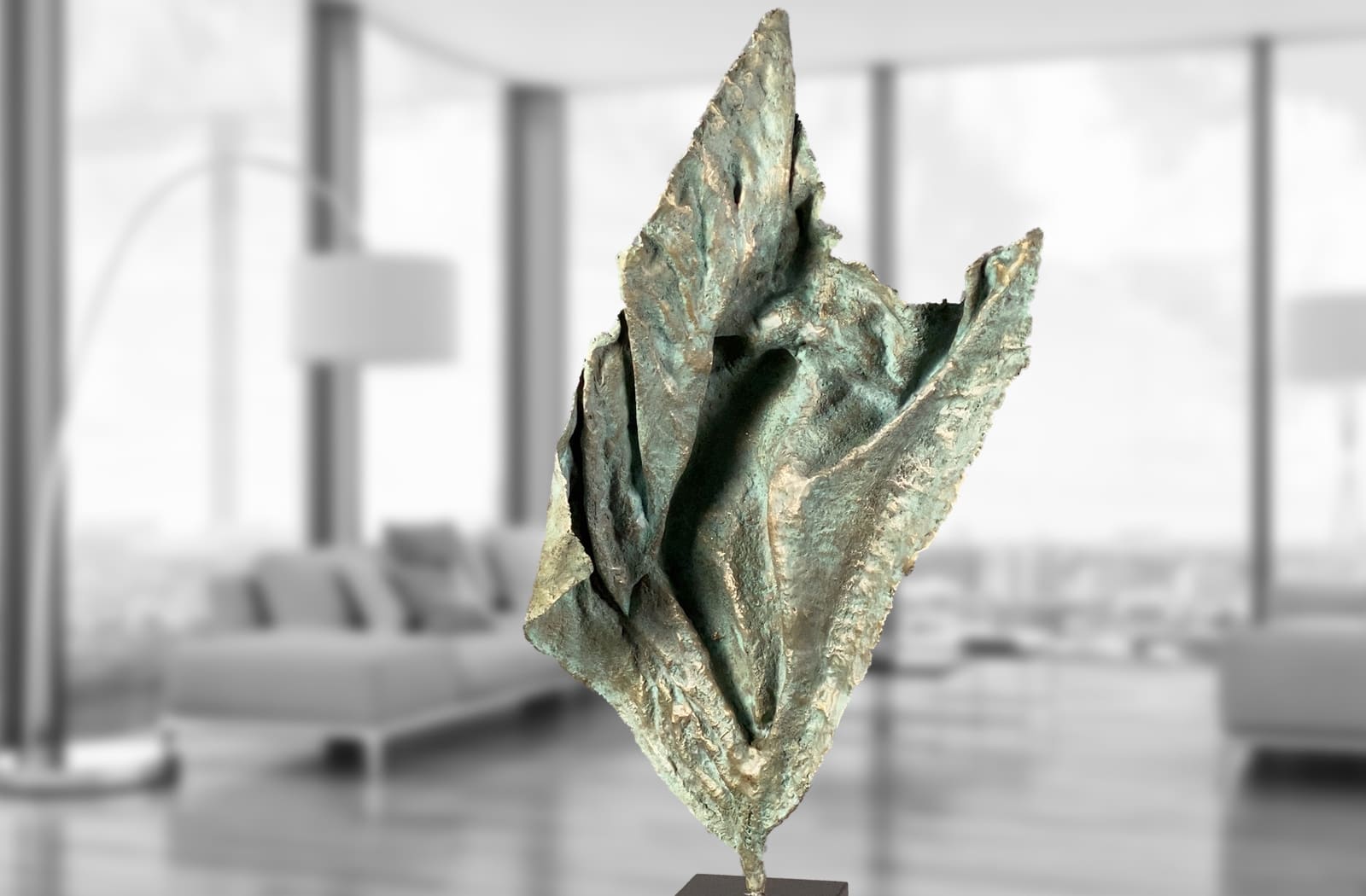 Illusion, limitierte Bronze-Skulptur von E. Wähning.