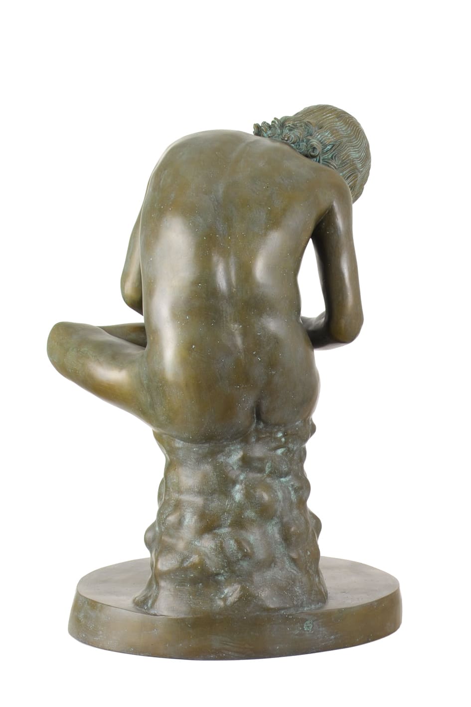 Der Dornauszieher, Spinario, Bronze-Museumsreproduktion in Originalgröße.