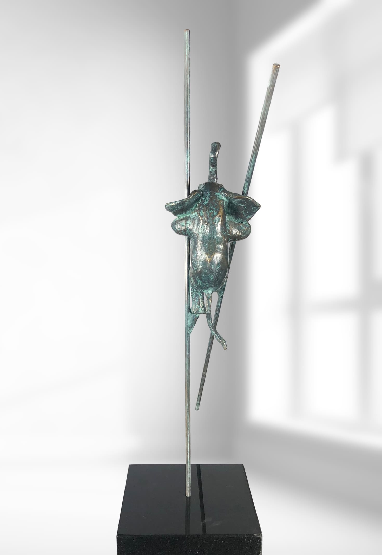 Yes I can, EckiFant limitierte Bronze Skulptur von Eckhard Wähning