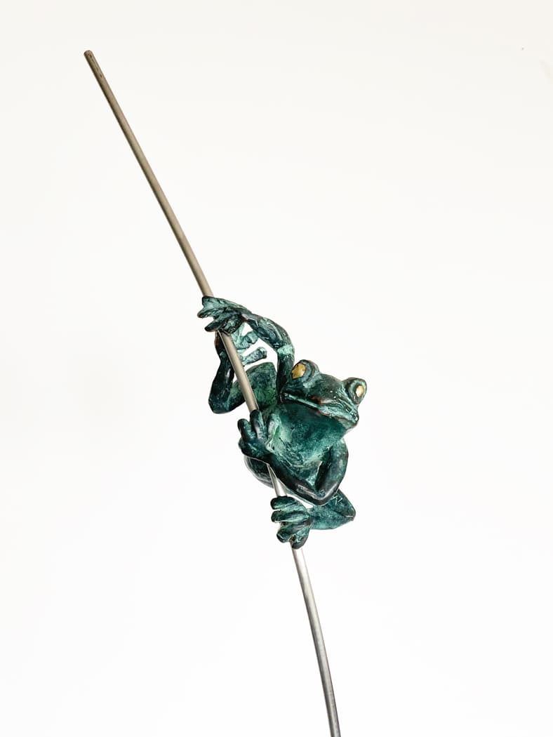 "moin" Bronze-Skulptur von E. Wähning