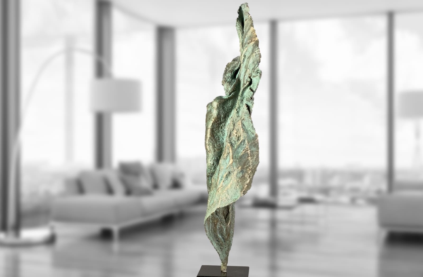 Illusion, limitierte Bronze-Skulptur von E. Wähning.