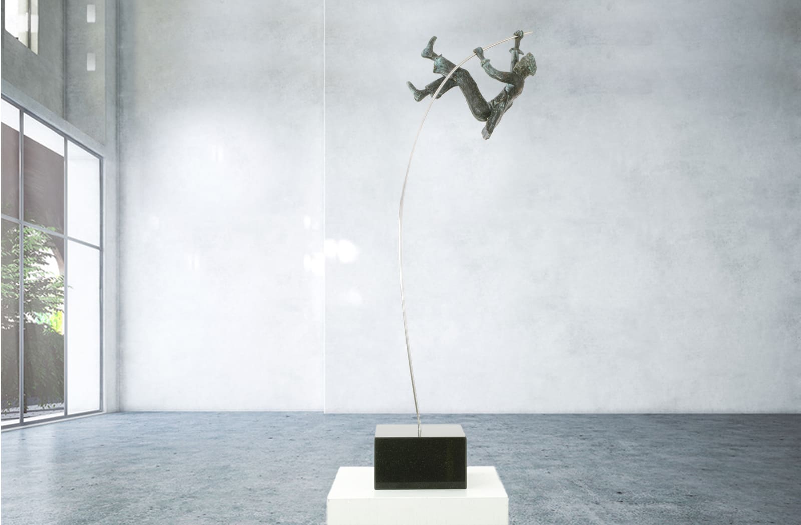 No Limits I , limitierte Bronze-Skulptur von E. Wähning