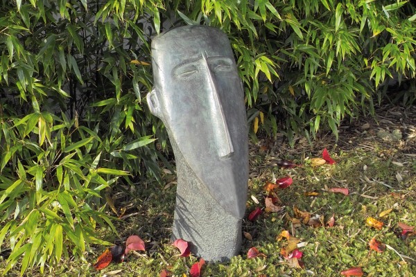 Longface Bronze Skulptur D. Fairweather